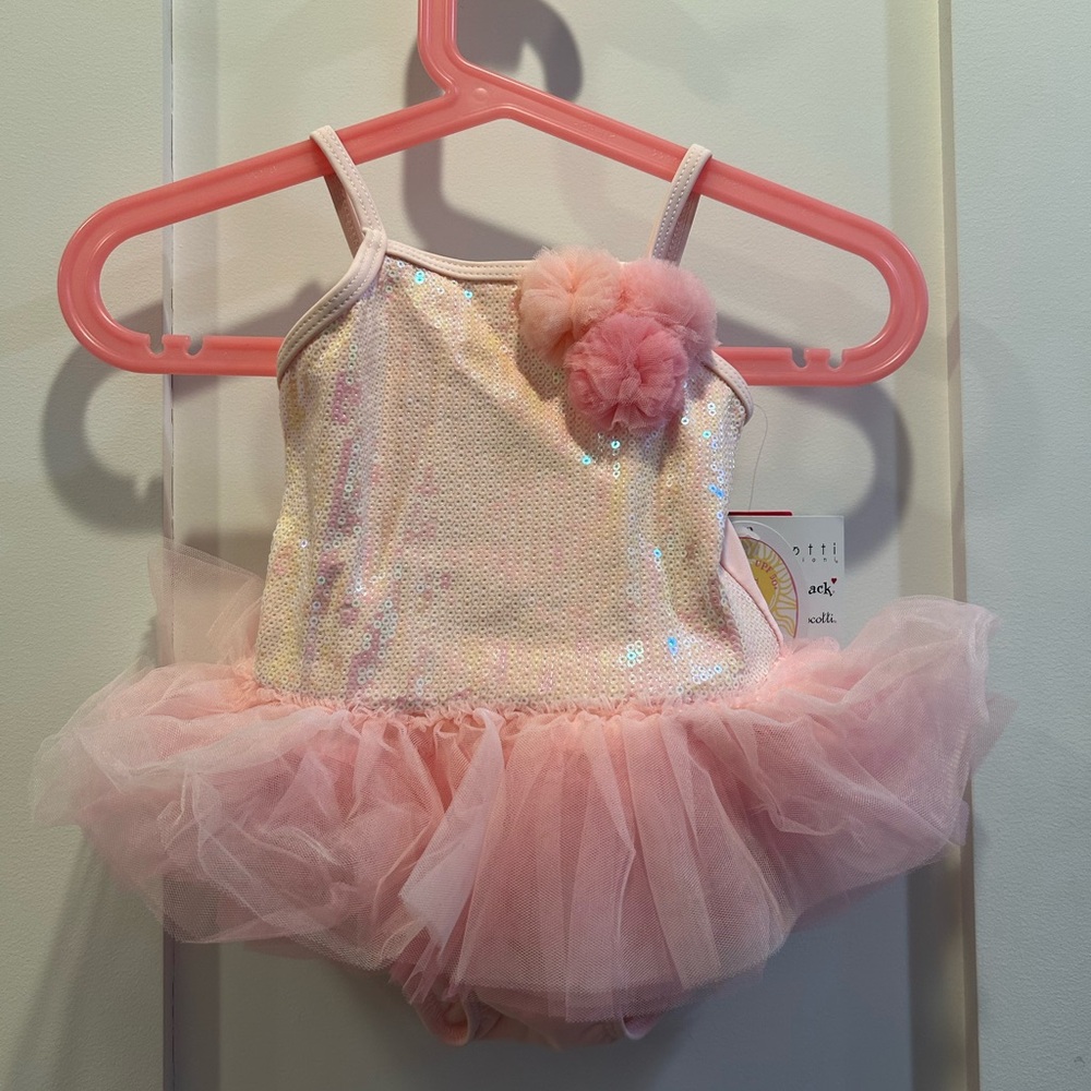 Kate Mack Pink and White Dress